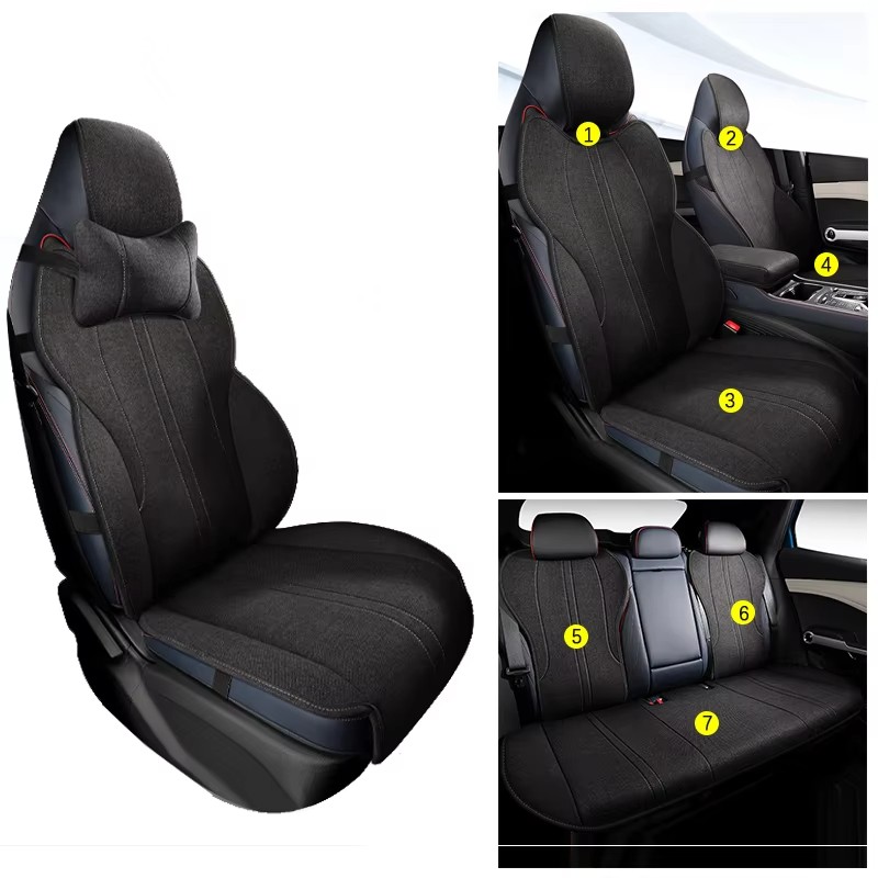 BYD Atto 3 Car Seat Cover Linen Seat Cushion